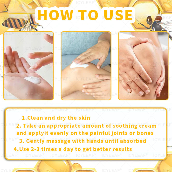 ICYLEAF@ Bee Venom Pain-Relief Bone Healing Cream 🎊🎊(Specially for older adults)