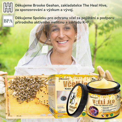 Dermatologicky a klinicky testováno🎁🐝APKAPK®Bee Venom Krém na obnovení pleti🐝 pomáhá při léčbě kožních problémů, jako jsou: vrásky, jizvy, pigmentové skvrny, strie, akné, psoriáza, ekzém, kožní změny, podráždění, záněty a další kožní problémy.