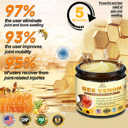 ICYLEAF@ Bee Venom Pain-Relief Bone Healing Cream 🎊🎊(Specially for older adults)