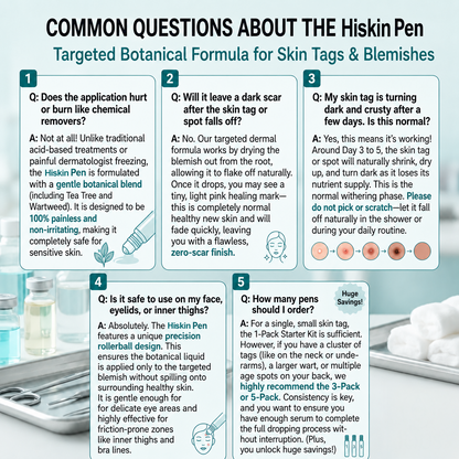 🔥 Save Up to 50% | HISKIN® Skin Tag & Spot Eraser Rollerball Pen | Fast & Gentle Skin Care
