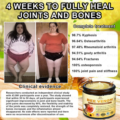 ICYLEAF@ Bee Venom Pain-Relief Bone Healing Cream 🎊🎊(Specially for older adults)